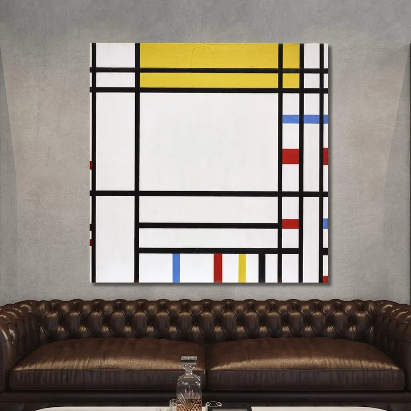 Plaza De La Concordia Piet Mondrian