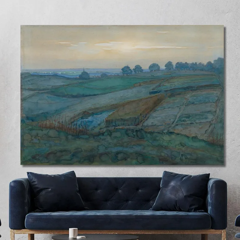 Paesaggio Vicino Ad Arnhem Piet Mondrian