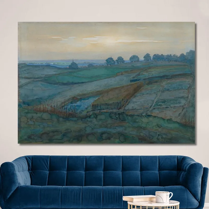 Paesaggio Vicino Ad Arnhem Piet Mondrian