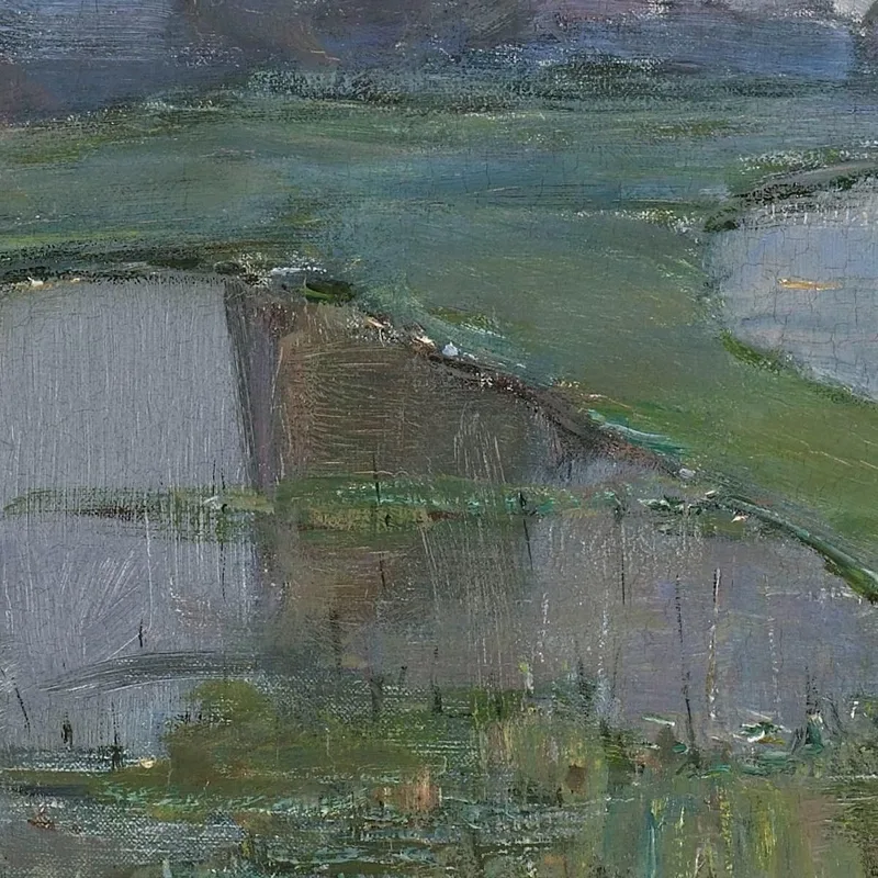 Mulino Oostzijdse Lungo Il Fiume Gein Al Chiaro Di Luna 2 Piet Mondrian
