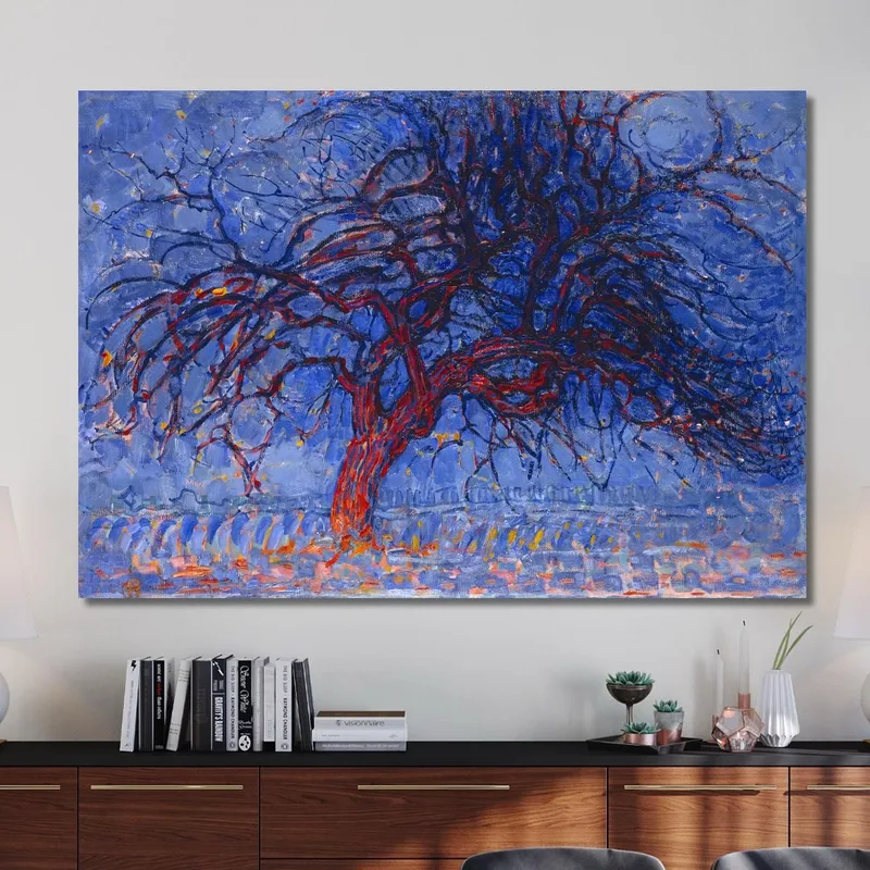 Avond Evening L'Albero Rosso Piet Mondrian