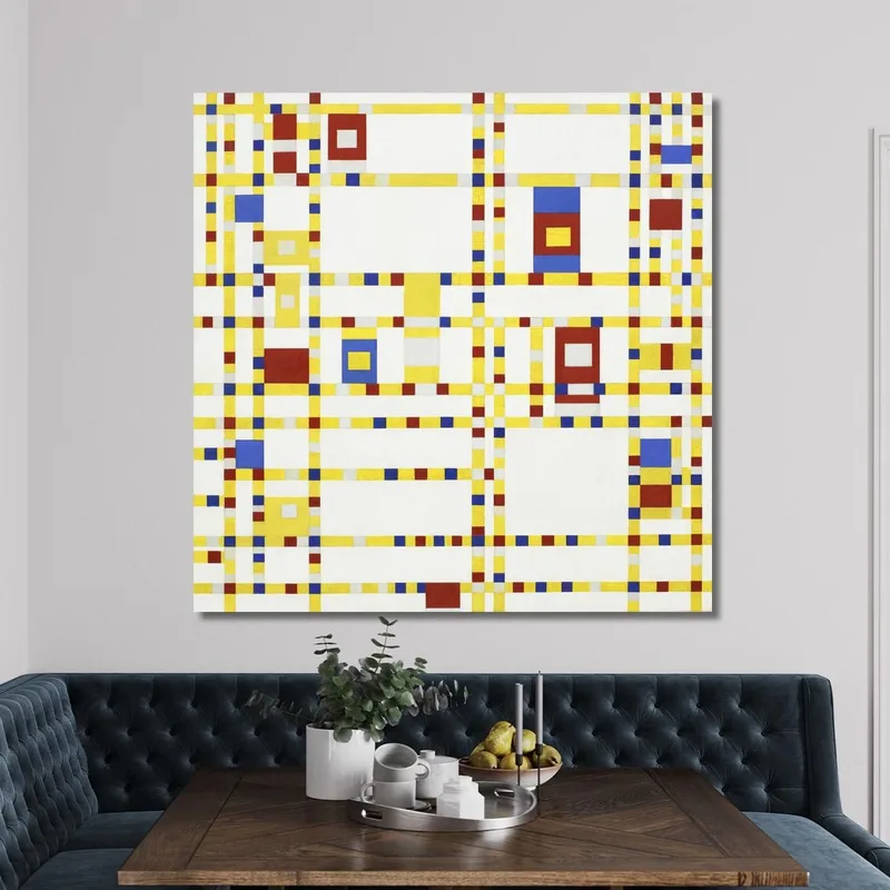 Boogie Woogie Di Broadway Piet Mondrian
