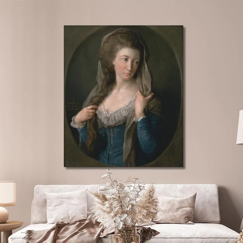 Retrato De Una Mujer Tradicionalmente Identificada Como Margarita Estuardo Lady Hippisley Pompeo Batoni