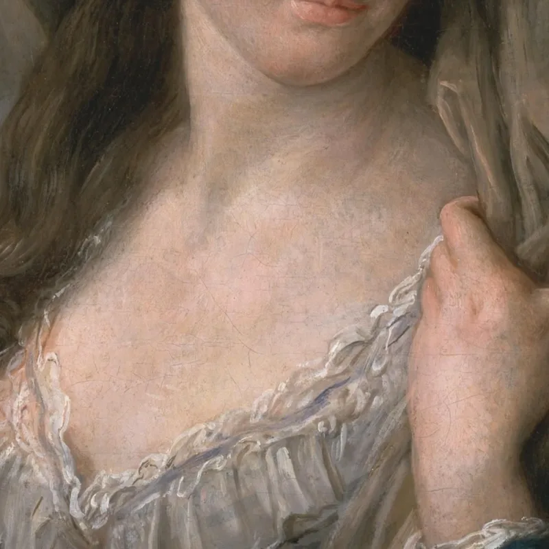 Retrato De Una Mujer Tradicionalmente Identificada Como Margarita Estuardo Lady Hippisley Pompeo Batoni