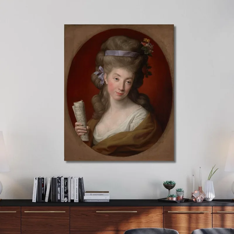 Retrato De Izabela De Soltera Lubomirska Esposa De Ignacy Potocki Pompeo Batoni