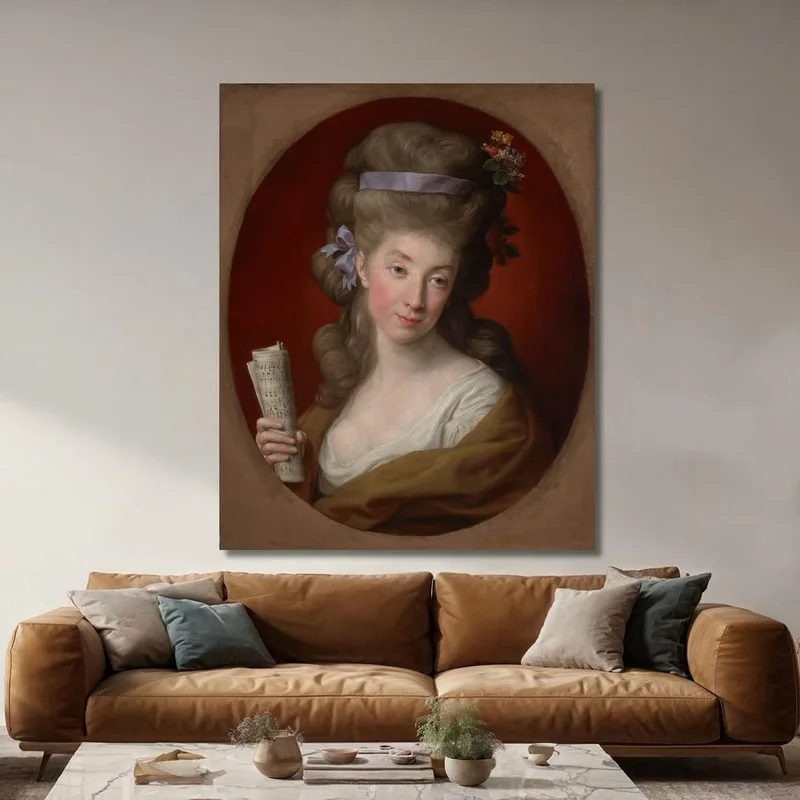 Retrato De Izabela De Soltera Lubomirska Esposa De Ignacy Potocki Pompeo Batoni