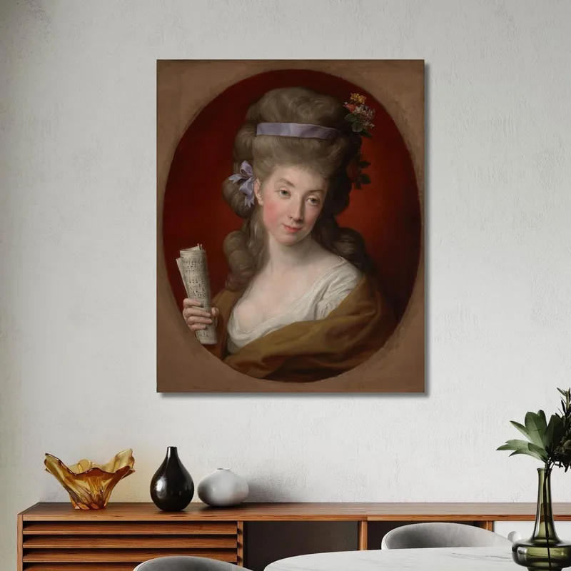 Retrato De Izabela De Soltera Lubomirska Esposa De Ignacy Potocki Pompeo Batoni