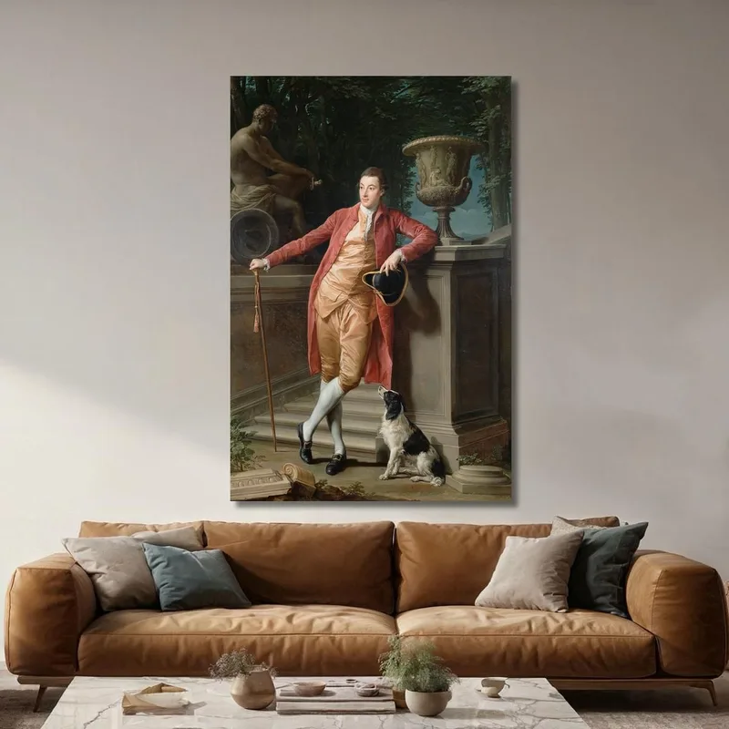 Ritratto Di John Talbot Più Tardi Primo Conte Talbot Pompeo Batoni quadro stampa su tela