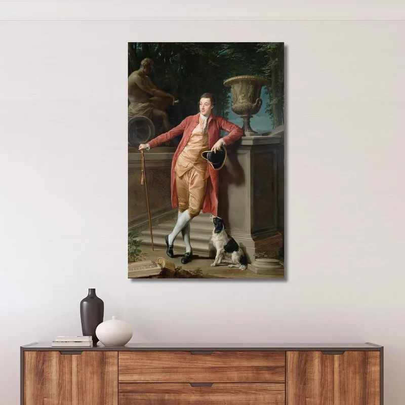 Ritratto Di John Talbot Più Tardi Primo Conte Talbot Pompeo Batoni quadro stampa su tela