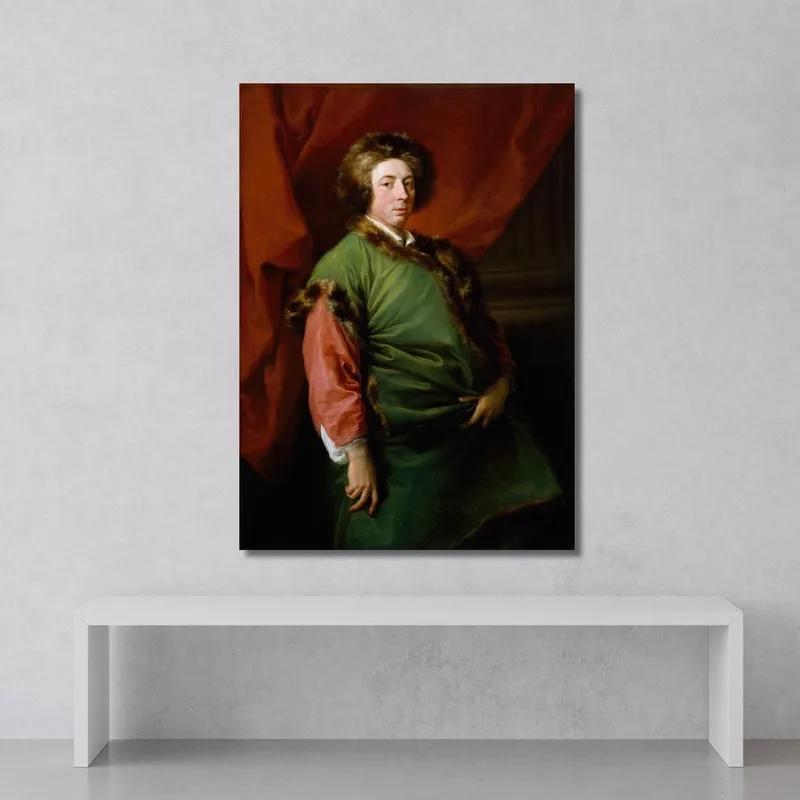 Ritratto Di Joseph Leeson In Seguito Primo Conte Di Milltown Pompeo Batoni quadro stampa su tela
