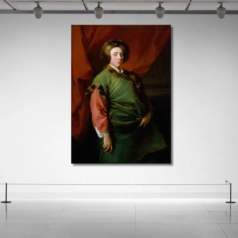Ritratto Di Joseph Leeson In Seguito Primo Conte Di Milltown Pompeo Batoni quadro stampa su tela