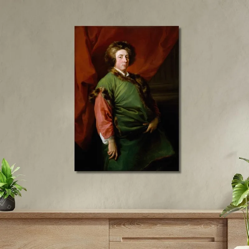 Ritratto Di Joseph Leeson In Seguito Primo Conte Di Milltown Pompeo Batoni quadro stampa su tela