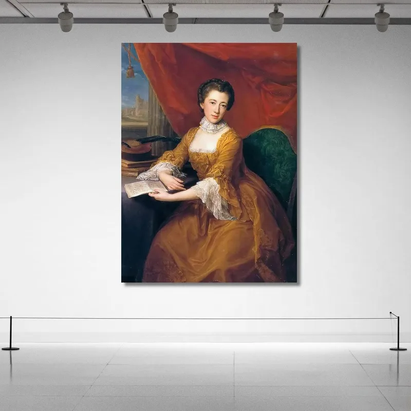Retrato De Lady Margaret Georgiana Poyntz Pompeo Batoni
