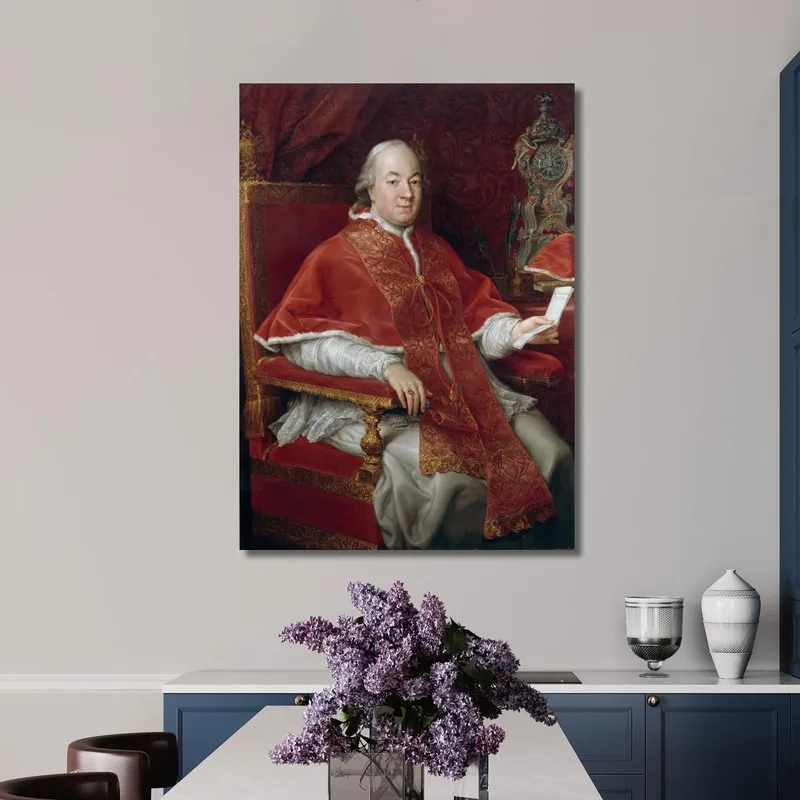 Retrato Del Papa Pío Vi Giovanni Angelo Braschi Pompeo Batoni