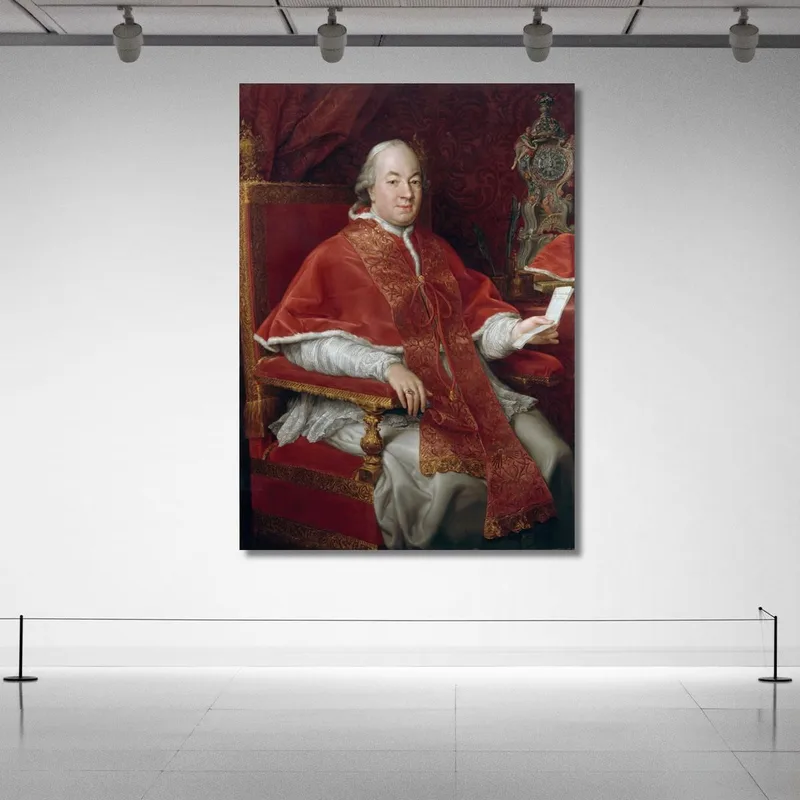 Retrato Del Papa Pío Vi Giovanni Angelo Braschi Pompeo Batoni