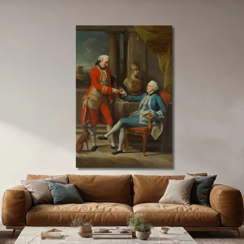 Sir Sampson Gideon Et Un Compagnon Non Identifié Pompeo Batoni