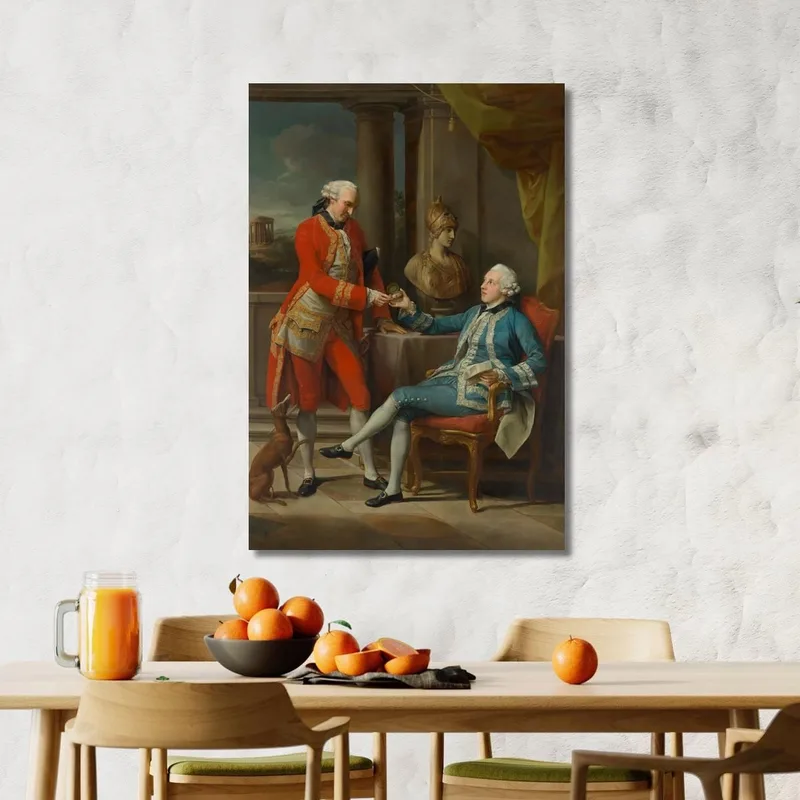 Sir Sampson Gideon Et Un Compagnon Non Identifié Pompeo Batoni