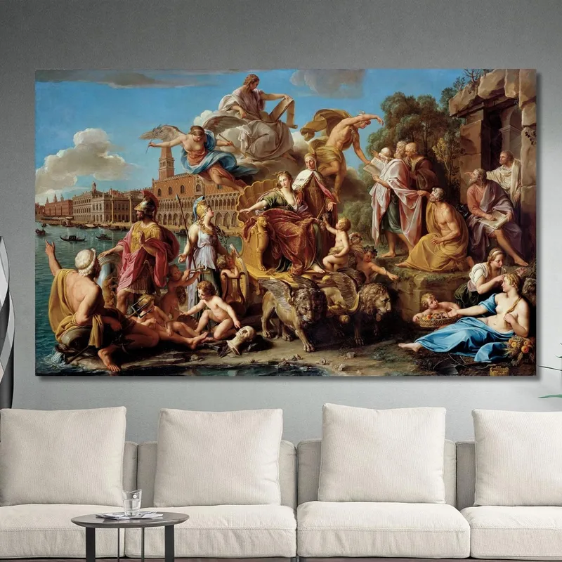 El Triunfo De Venecia Pompeo Batoni