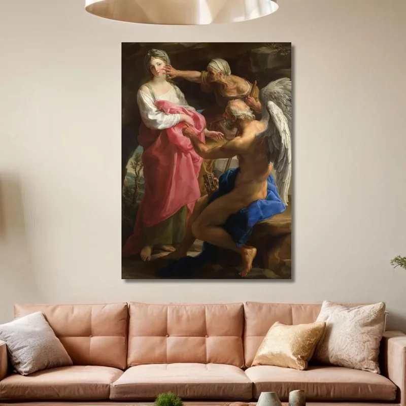 El Tiempo Ordena A La Vejez Destruir La Belleza Pompeo Batoni