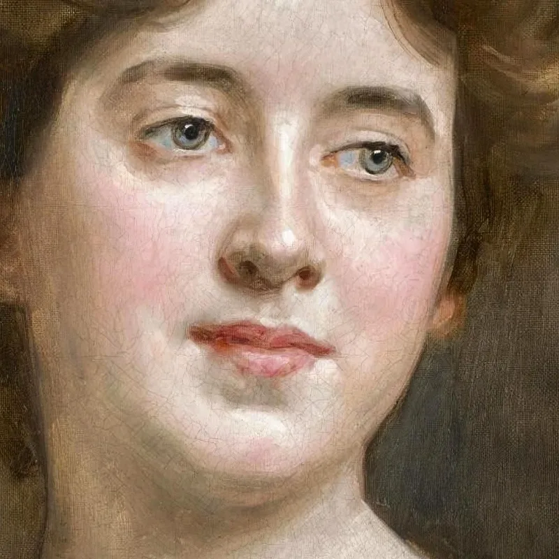 Una Giovane Bellezza Raimundo de Madrazo y Garreta quadro stampa su tela