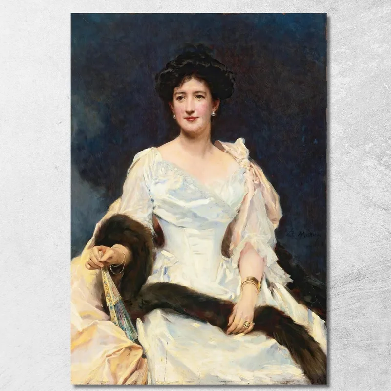 Ritratto Di Signora 2 Raimundo de Madrazo y Garreta quadro stampa su tela