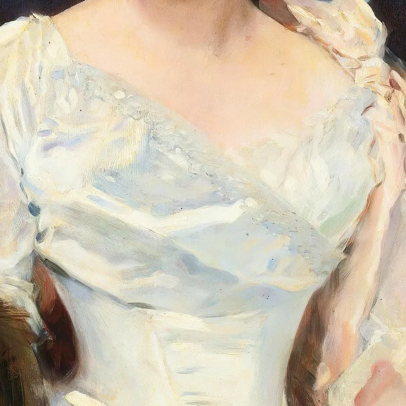 Ritratto Di Signora 2 Raimundo de Madrazo y Garreta quadro stampa su tela