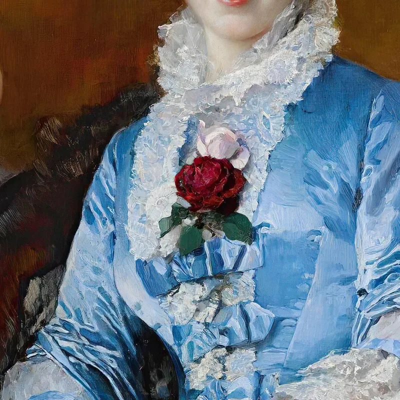 Portrait De Mme Clotilde De Cándamo Et De Son Fils Carlos Raimundo de Madrazo y Garreta