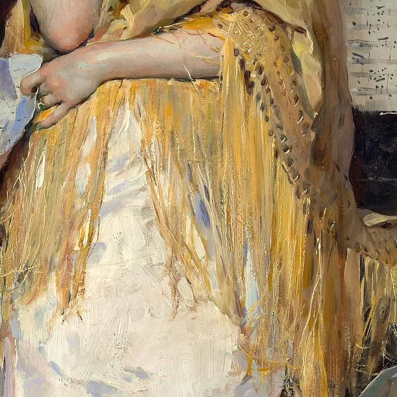 Fantasticheria La Lettera Raimundo de Madrazo y Garreta quadro stampa su tela