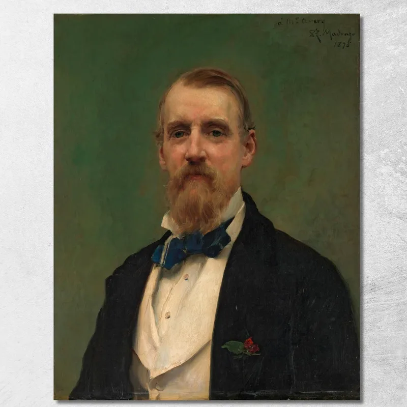 Samuel P. Avery Raimundo de Madrazo y Garreta quadro stampa su tela