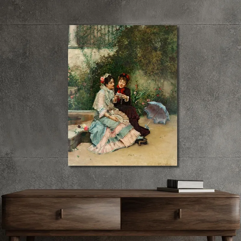 La Lettera Raimundo de Madrazo y Garreta quadro stampa su tela