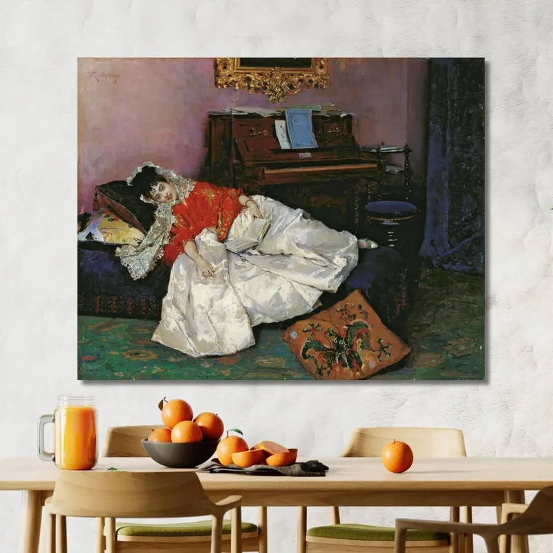 La Lecture Aline Masson Raimundo de Madrazo y Garreta