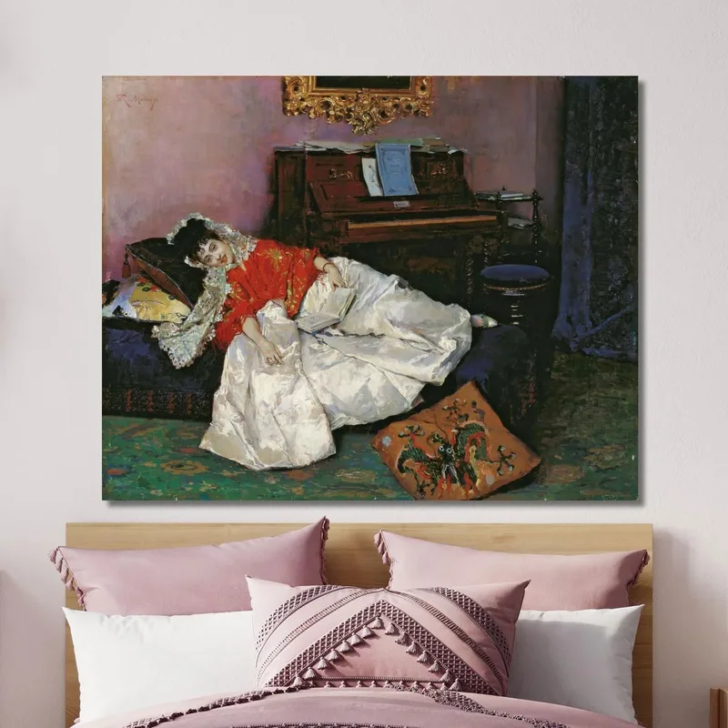 La Lecture Aline Masson Raimundo de Madrazo y Garreta