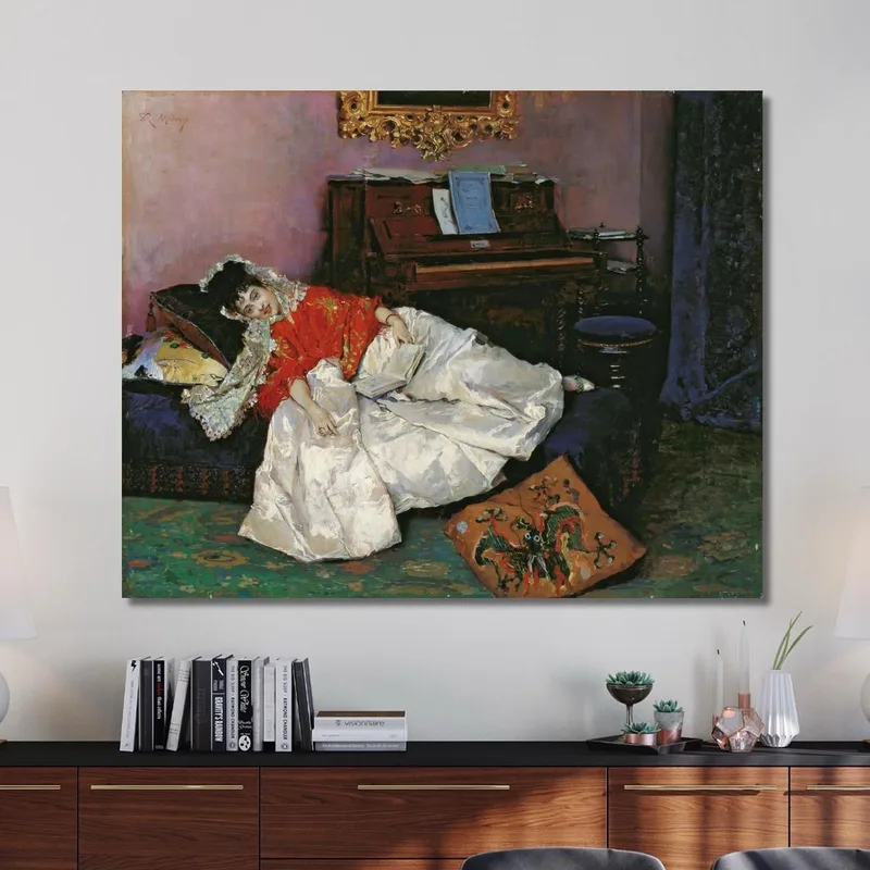 La Lecture Aline Masson Raimundo de Madrazo y Garreta