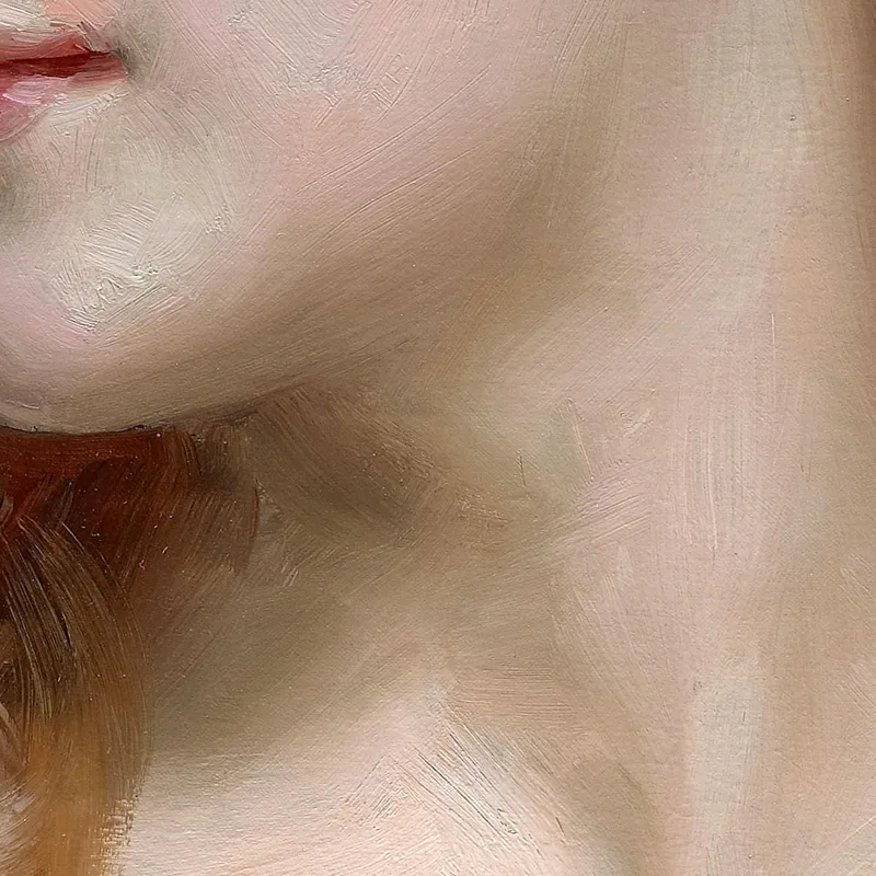Donna In Bianco Raimundo de Madrazo y Garreta quadro stampa su tela
