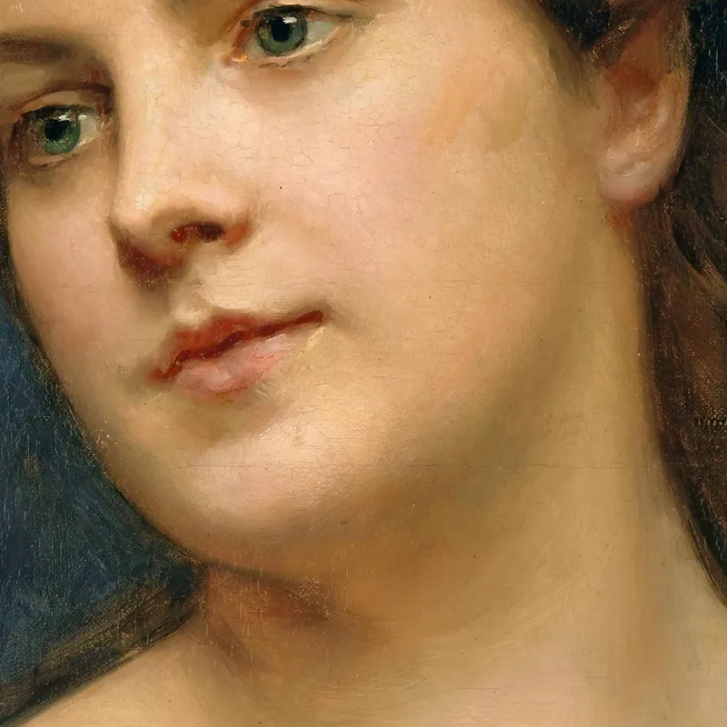 Jeune Femme Entourée D'Étoiles Raimundo de Madrazo y Garreta