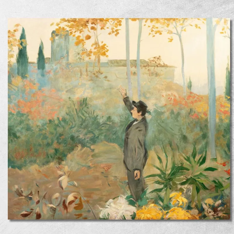 A Sant Benet De Bages Ramón Casas quadro stampa su tela