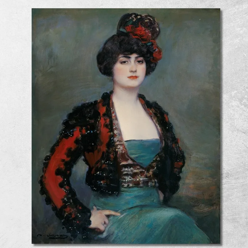 Julia Ramón Casas quadro stampa su tela