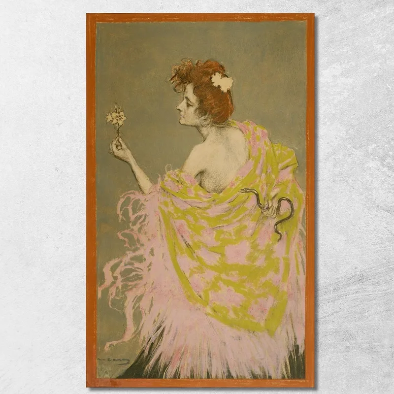 Bozzetto Originale Per Il Poster "Sifilis" Ramón Casas quadro stampa su tela