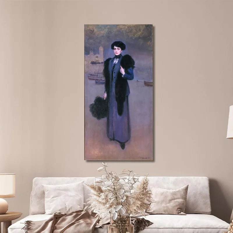 Portrait De Dolors Vidal Ramón Casas