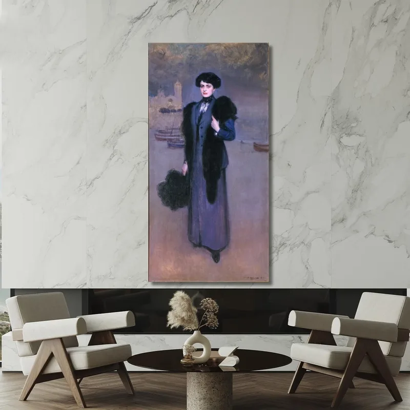 Portrait De Dolors Vidal Ramón Casas