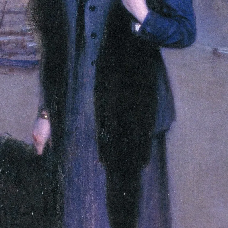 Portrait De Dolors Vidal Ramón Casas