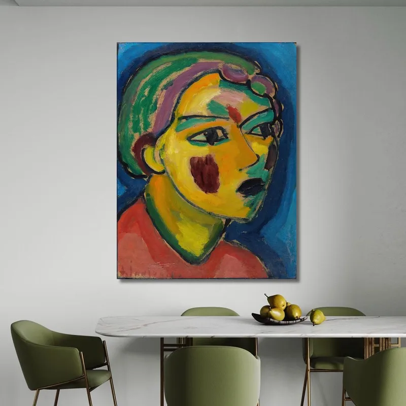 Testa Mistica Del Poeta Alexej von Jawlensky