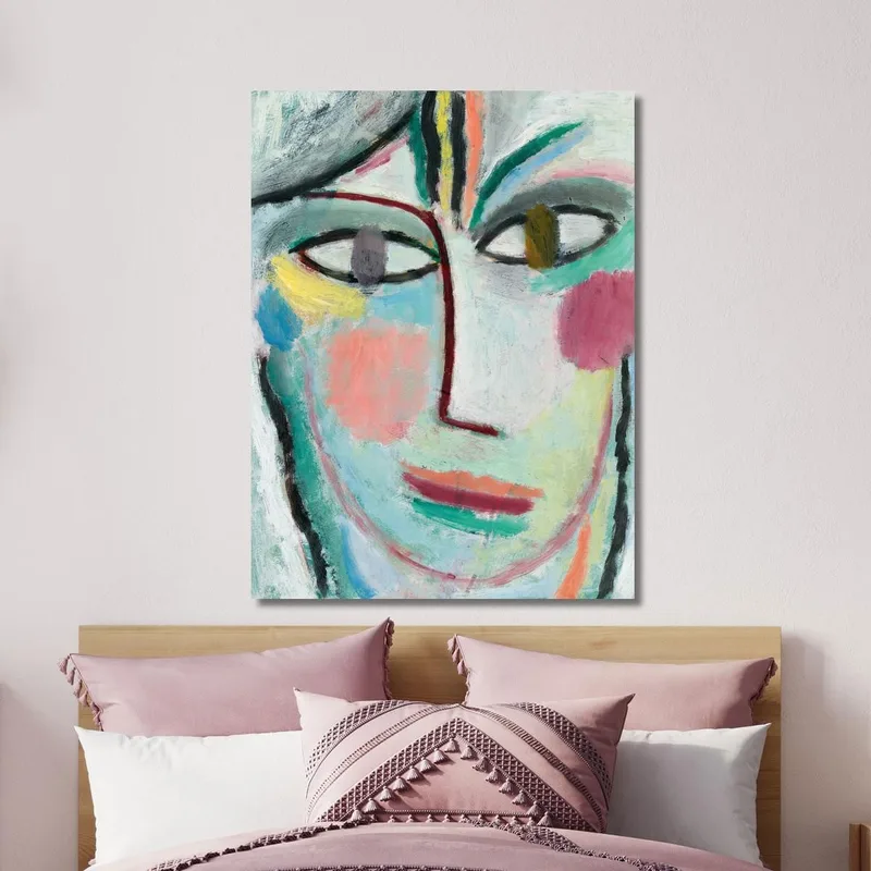 Kopf Einer Frau Femina Alexej von Jawlensky