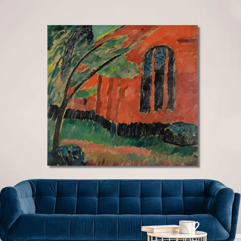 Kirche Im Prerow Church In Prerow Alexej von Jawlensky