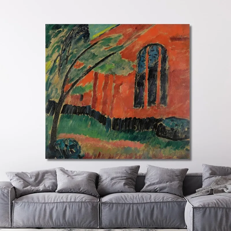 Kirche Im Prerow Church In Prerow Alexej von Jawlensky