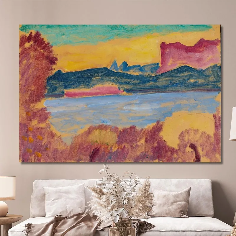 Paysage Lac Léman Alexej von Jawlensky