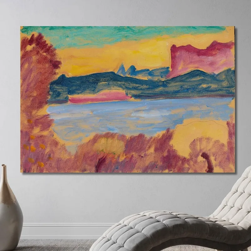 Paysage Lac Léman Alexej von Jawlensky