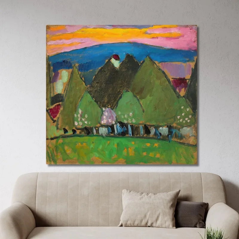 Landscape With Trees Alexej von Jawlensky