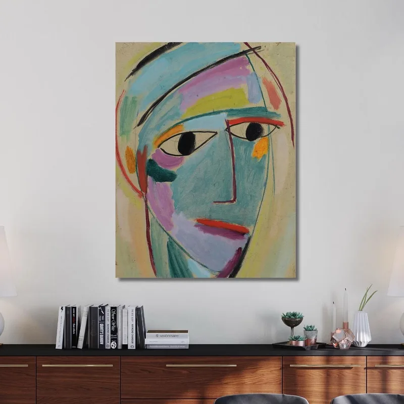Testa Mistica Profilo Di Tre Quarti Alexej von Jawlensky