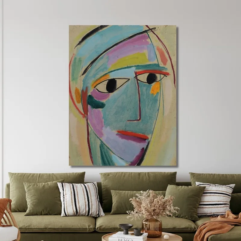 Testa Mistica Profilo Di Tre Quarti Alexej von Jawlensky